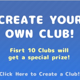 First 10 clubs get a special prize!