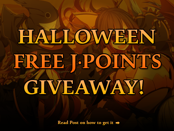 Free JPoints Giveaway! Halloween Exclusive Event