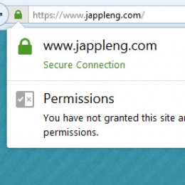 Jappleng is now SSL Secure!