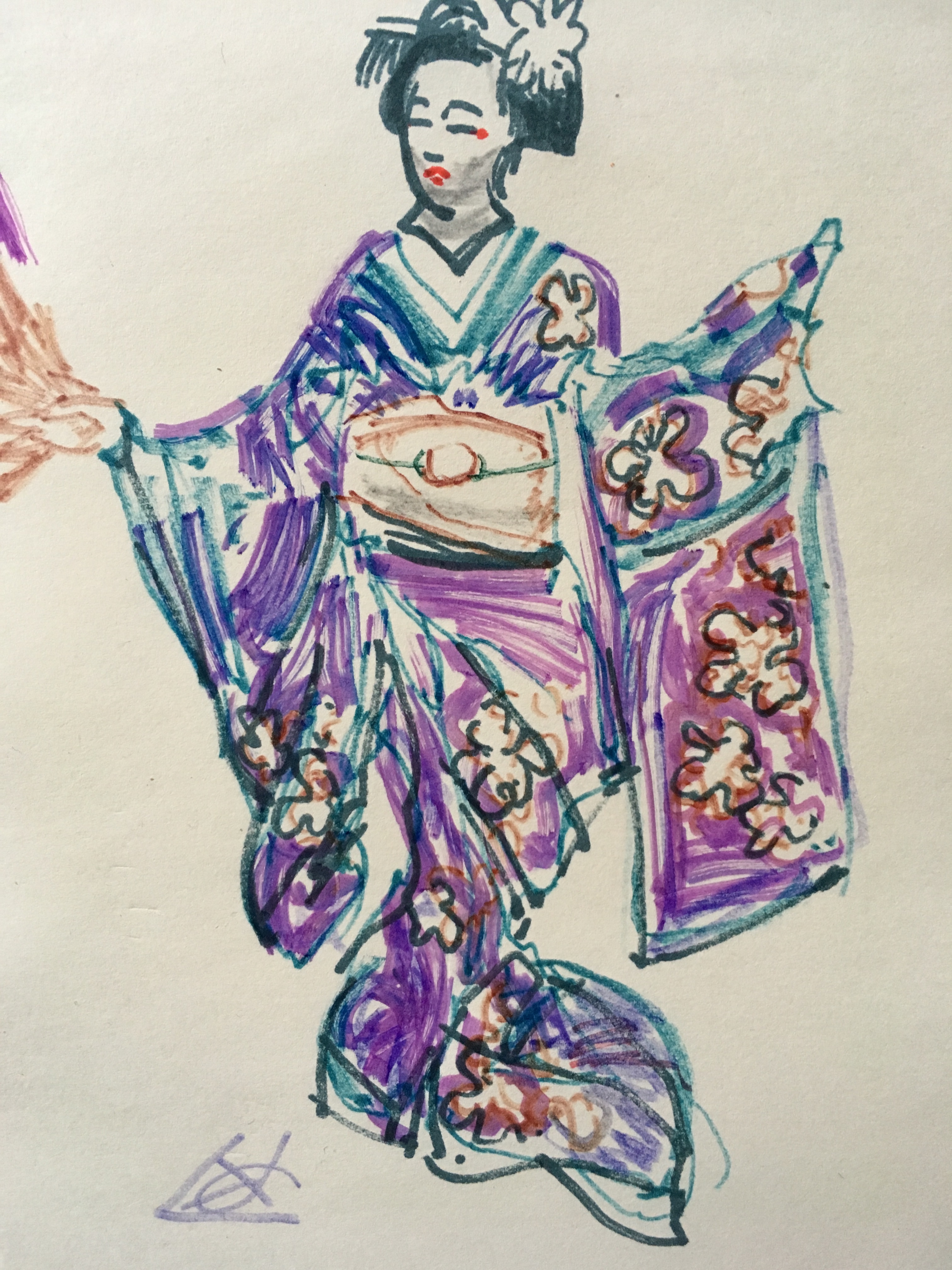 Geisha in Colour
