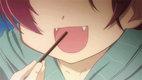 another animated gif of eating pocky