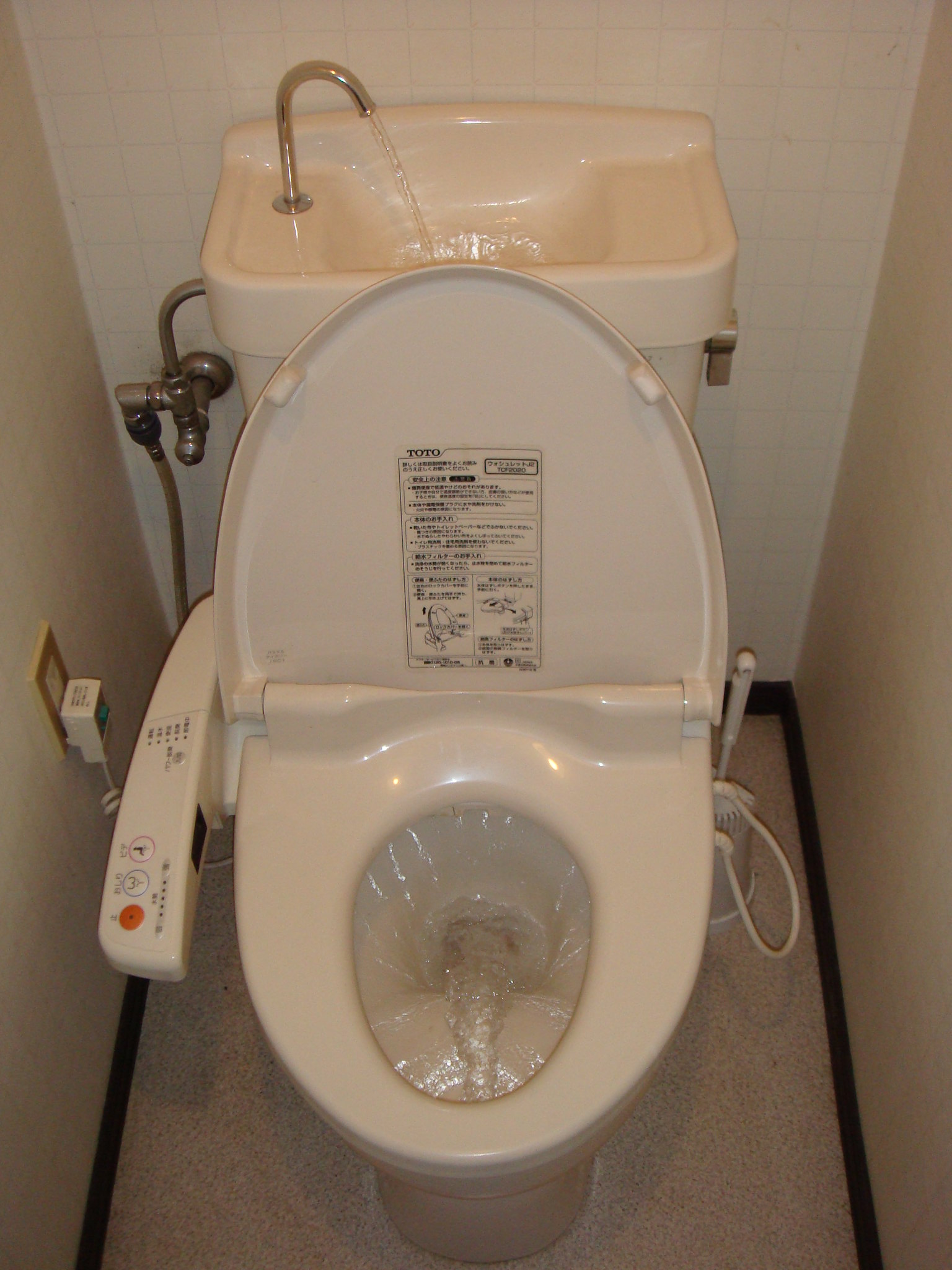 The famous Japanese electric toilet