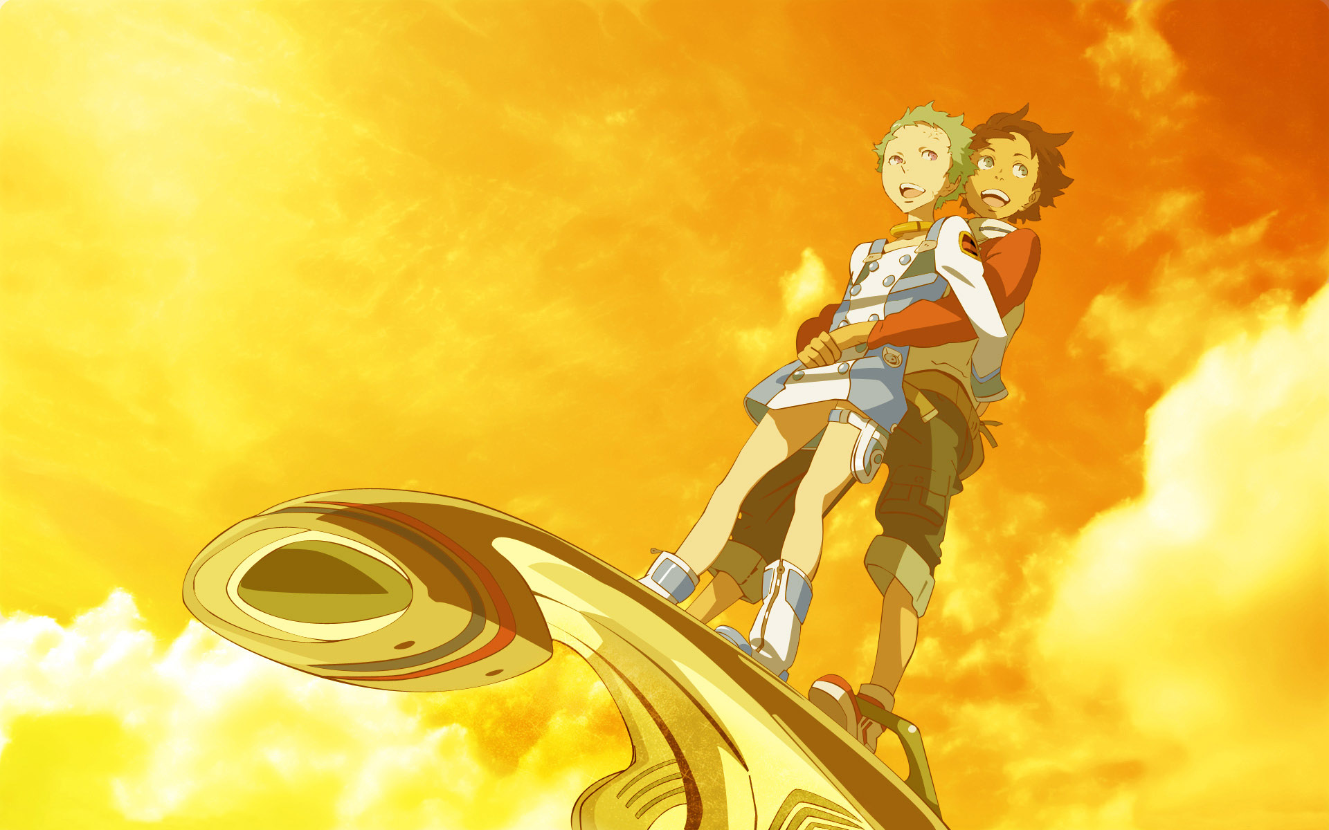 Boy+Girl+yellow background : Anime Wallpapers